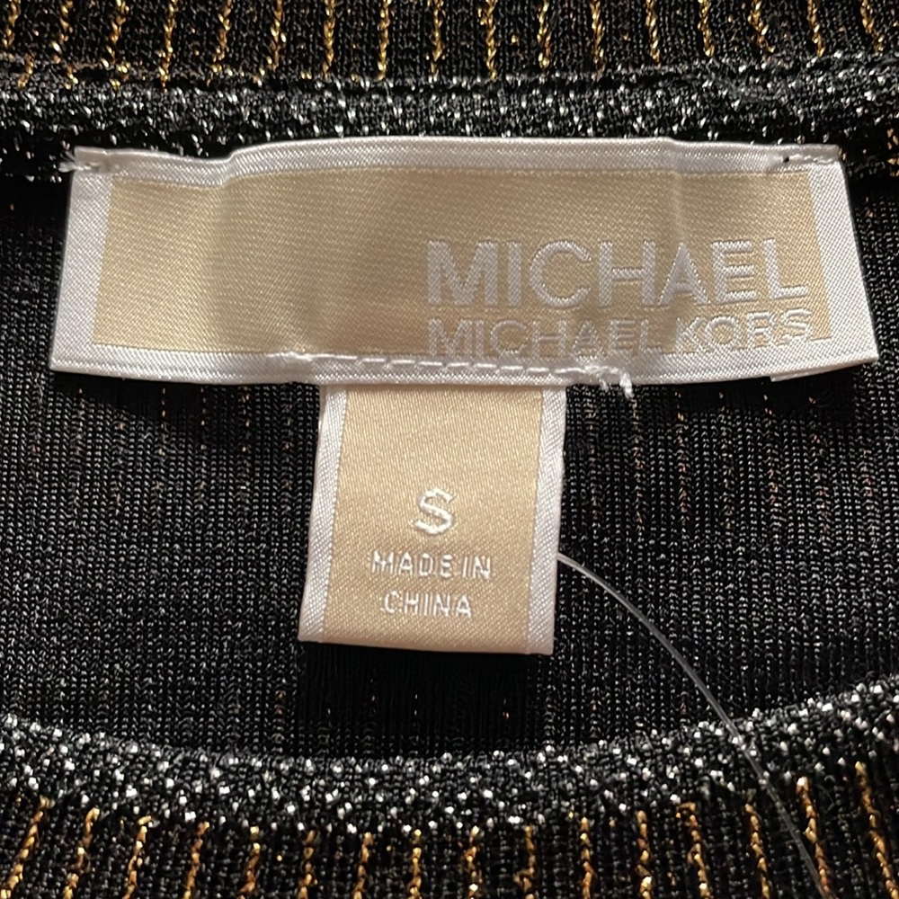 Michael Kors black/silver/gold size small dress - Picture 8 of 9